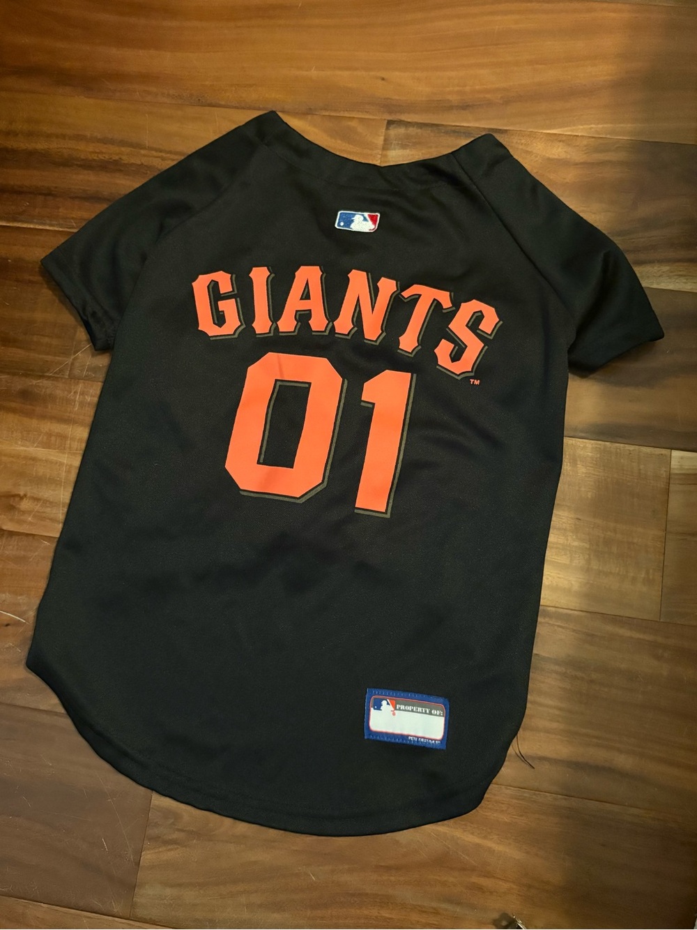 SF Giants MLB Pet Dog Baseball Jersey Black Orange Large Pets (1152)